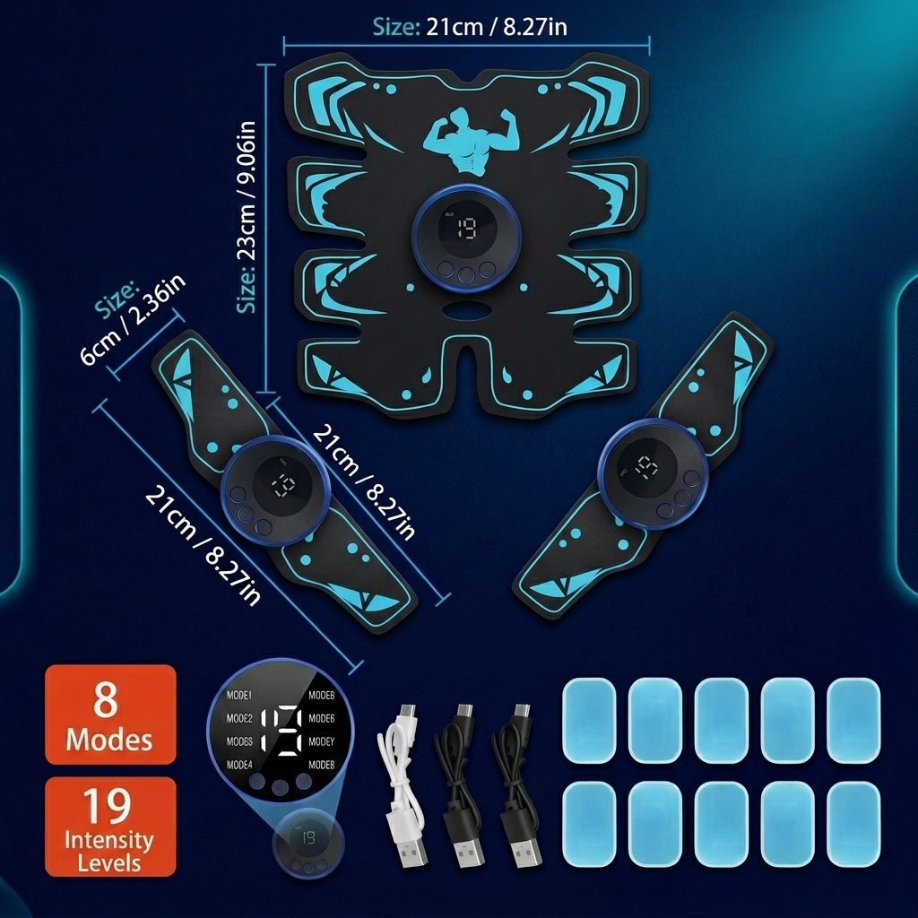 BoostX CorePulse™ — Smart  Abs + Arms Trainer