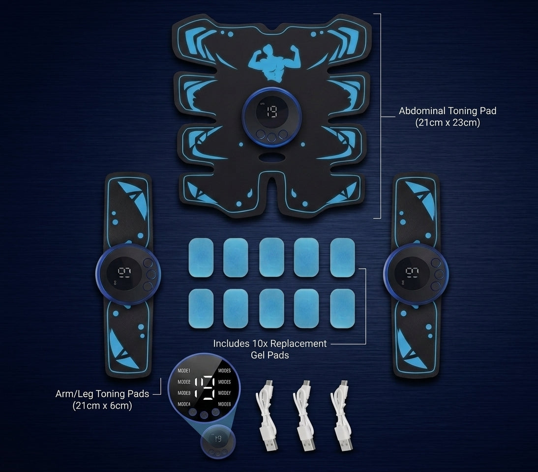 BoostX CorePulse™ — Smart  Abs + Arms Trainer